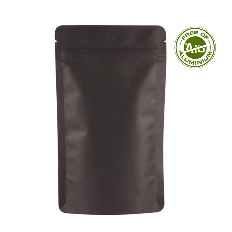Stand-Up Pouch – Kraft Black (Doypack)